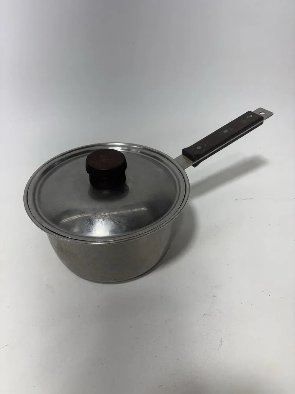 Vintage Farberware 2 qt Saucepan With Lid Aluminum Clad Stainless Steel
